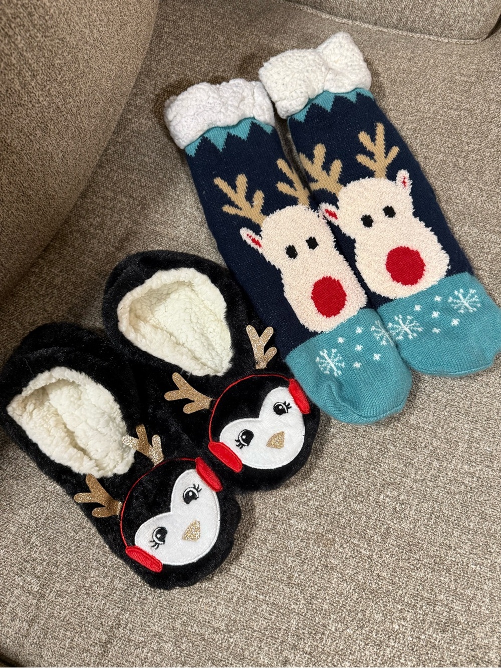 Cozy Holiday Slipper Socks